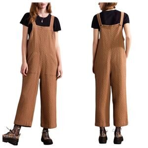 NWT Hansel From Basel Moss Quilted Jumper in Camel - Size 2